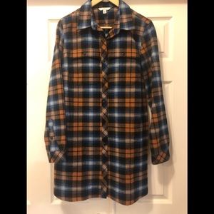LL Bean Women’s Signature Flannel Chamois Tunic - Size Medium